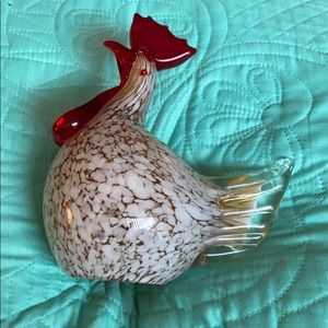 Glass rooster